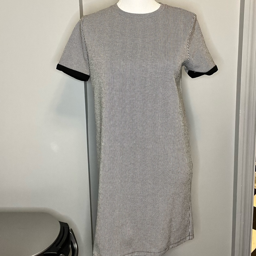Zara striped knit dress